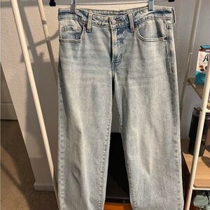 Old Navy Light Wash Straight Jeans